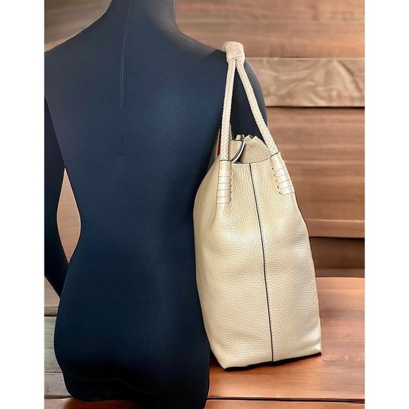 Tory Burch Large Taylor Leather Hobo Bag - Picture 10 of 12